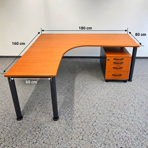 Assmann eckschreibtisch form - eckschreibtisch, l-form