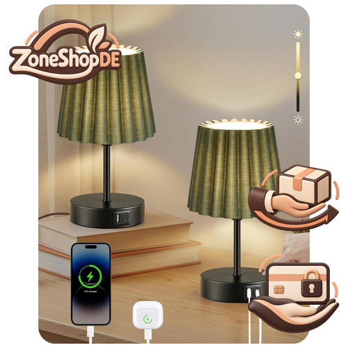 Nachttischlampen 2er set - nachttischlampen,