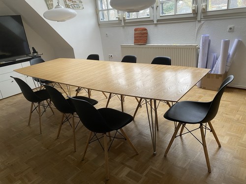 Konferenztisch und stühle - konferenztisch, 8