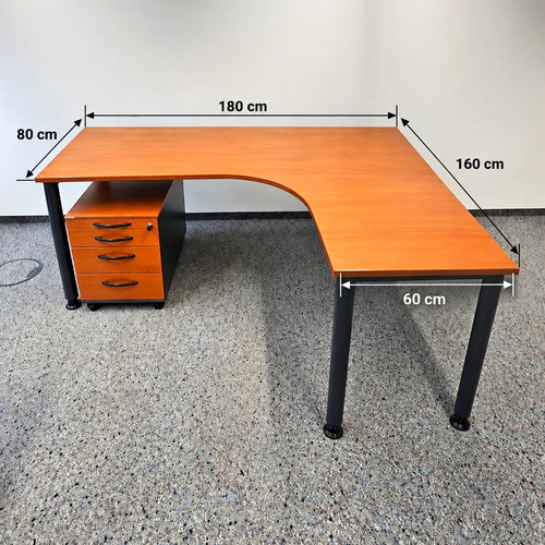 Assmann eckschreibtisch form - eckschreibtisch, l-form