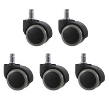 5x Bürostuhl 50mm Rollen
