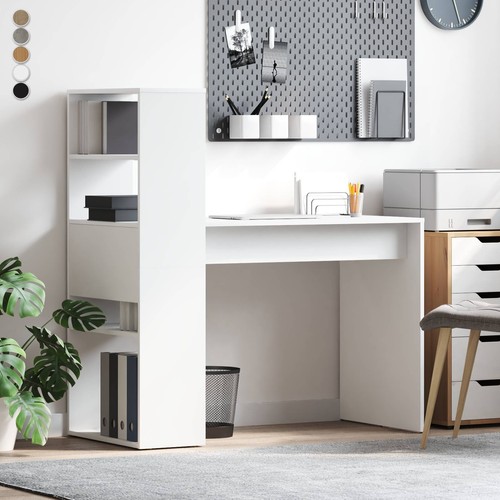 Schreibtisch mit stauraum holz - mit,